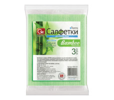 Салфетки для уборки GRIFON бамбук 30х38 см., 3 шт.