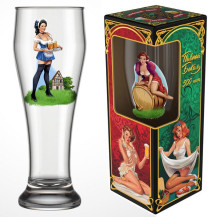 Бокал для пива Pin-up beer 303-д-1 500 мл. арт. ДЕК-303-д-1