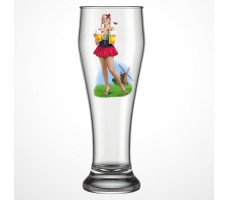 Бокал для пива Pin-up beer 303-д-1 500 мл. арт. ДЕК-303-д-1