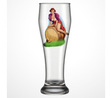 Бокал для пива Pin-up beer 303-д-1 500 мл. арт. ДЕК-303-д-1