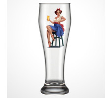 Бокал для пива Pin-up beer 303-д-1 500 мл. арт. ДЕК-303-д-1