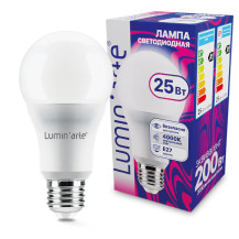 Лампа светодиодная LUMINARTE арт. LSTD-A65-25W4KE27 Лампа светодиодная LUMINARTE арт. LSTD-A65-25W4KE27