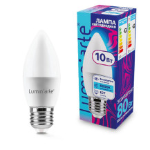 Лампа светодиодная LUMINARTE арт. LSTD-C37-10W6KE27 Лампа светодиодная LUMINARTE арт. LSTD-C37-10W6KE27