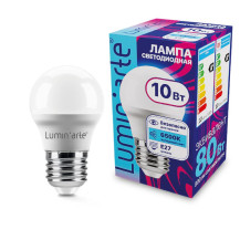 Лампа светодиодная LUMINARTE арт. LSTD-G45-10W6KE27 Лампа светодиодная LUMINARTE арт. LSTD-G45-10W6KE27