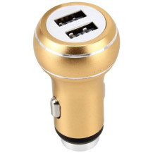 PERFEO Автомобильное зарядное устройство с двумя разъемами USB, 1А + 2.1A, металл (I4610) /80 PERFEO Автомобильное зарядное устройство с двумя разъемами USB, 1А + 2.1A, металл (I4610) /80