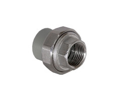 Американка ПП РТП серая, внутренняя резьба 32х3 м./4" арт. 15802