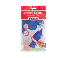 Перчатки латексные прочные HB002G M Komfi/144/12