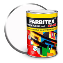 Эмаль алкидная FARBITEX ПФ-115 бел 800г арт.4300005991