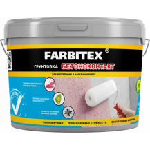 Грунтовка акриловая бетонконтакт FARBITEX 3кг