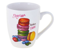 Кружка фарфоровая Rainbow Тюльпан Macaroon 0,34 л арт. WWDES-3