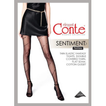 Колготки женские CONTE ELEGANT SENTIMENT Черный р. 4 арт. 23С-66СП Колготки женские CONTE ELEGANT SENTIMENT Черный р. 4 арт. 23С-66СП