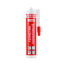 Герметик акриловый STARFIX белый 0.3 л арт. SM-63059-1 Герметик акриловый STARFIX белый 0.3 л арт. SM-63059-1