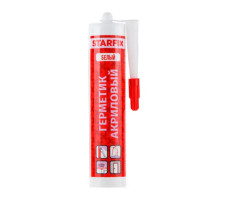 Герметик акриловый STARFIX белый 0.3 л арт. SM-63059-1