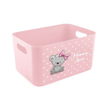 Корзина для детских игрушек Mommy love (нежно-розовый) АС 48963000 Корзина для детских игрушек Mommy love (нежно-розовый) АС 48963000