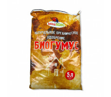 Биогумус удобрение органическое натуральное BonaAGRO 5 л.