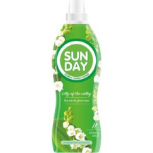 Кондиционер для белья "Sunday Свежесть ландыша" 1 литр ТУ 1*6*120 Кондиционер для белья "Sunday Свежесть ландыша" 1 литр ТУ 1*6*120
