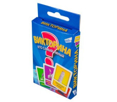 Игра детская настольная "Викторина. Cards" 1612C
