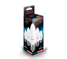 Лампа светодиодная LED-C37-5W-E27-4000K