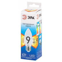 Лампа светодиодная стандарт ECO LED B35-10W-827-E27 ЭРА QX, диод, свеча, 9Вт, тепл., E27 Лампа светодиодная стандарт ECO LED B35-10W-827-E27 ЭРА QX, диод, свеча, 9Вт, тепл., E27