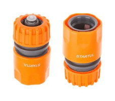 Муфта быстросъемная 1/2"(5/8") с автостоп. STARTUL GARDEN (ST6011-3-1/2)