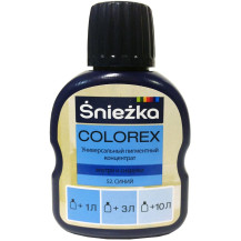 Пигментный концентрат универсальный Sniezka Colorex 52 синий 100 мл