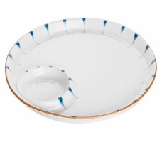 Блюдо керамическое, 22.5х22.5х2.3 см, серия MARINE, PERFECTO LINEA