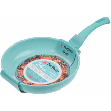 Сковорода алюминиевая с антипригарным покрытием Perfecto Linea Cook Fun, голубая 24х5,5 см. арт. 55-240220 Сковорода алюминиевая с антипригарным покрытием Perfecto Linea Cook Fun, голубая 24х5,5 см. арт. 55-240220