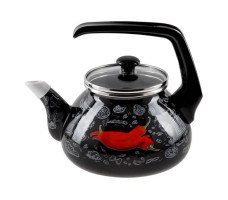 Чайник стальной эмалированный, 2.2 л, серия Перчик, PERFECTO LINEA (подходит для всех типов плит, включая индукцию)