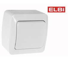 Выключатель 1-кл наружный EL-BI, Eva IP54, 554-011500-200