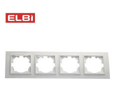 Рамка 4-я белоснежный EL-BI Zena 500-015600-228