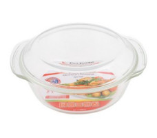 Кастрюля из жаропрочного стекла, 2.0 л, с крышкой, 260х232х105 мм, PERFECTO LINEA