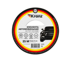 Изолента автом. п/э KRANZ 0,17х19мм 25м арт. KR-09-2916