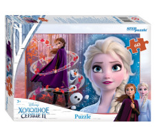 Мозаика puzzle 60 "Холодное сердце - 2" Disney