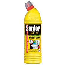 Sanfor средство санитарно-гигиеническое WC gel 750г лимонная свежесть загущенное Sanfor средство санитарно-гигиеническое WC gel 750г лимонная свежесть загущенное