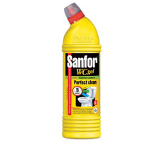 Sanfor средство санитарно-гигиеническое WC gel 750г лимонная свежесть загущенное