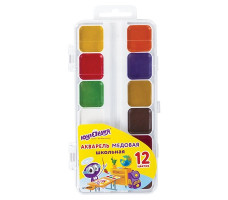 Акварель медовая ЮНЛАНДИЯ б/кисточки арт. 191529