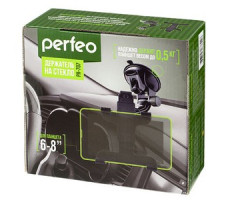 Perfeo-707 Автодержатель для планшета 6"- 8"/ на стекло/ пластик/ черный /40