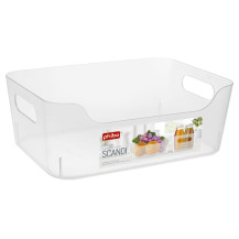 Корзина пластм. Scandi 3,1 л бесцв. 24х17х9 см арт. 433237001 Корзина пластм. Scandi 3,1 л бесцв. 24х17х9 см арт. 433237001