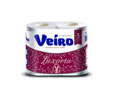 Бумага туалетная Veiro Luxoria Aroma 3-сл. 6шт