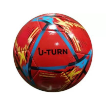 Мяч футбольный U-turn PVC N5 красный арт. МБ-2406