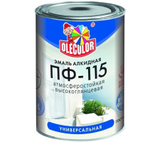 Эмаль OLECOLOR ПФ-115 морская волна 800г