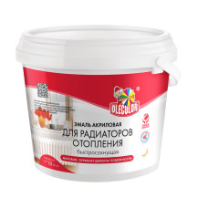 Эмаль OLECOLOR акриловая для радиатора 1кг