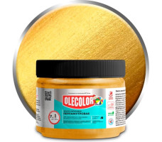 Эмаль акриловая универсальная OLECOLOR перламутровая золото 100г