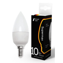Лампа светодиодная Supermax Свеча CN 10W 230V E14 4000К Лампа светодиодная Supermax Свеча CN 10W 230V E14 4000К
