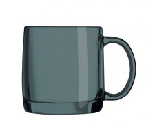 Кружка стеклянная Nordic shiny graphite 380мл арт.P9322