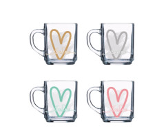 Кружка стеклянная Green tea 19 см. арт. 07с1335 ДЗ Люблю