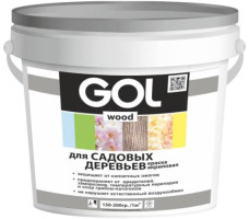 Краска акрилов. д/сад. дерев. GOL wood 900г 2. 12 белоснежка