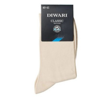 Носки мужские DiWaRi CLASSIC, р.27, 000 бежевый