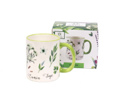Кружка керамика  Herbal green 300мл арт. L2520941 Россия