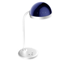 Светильник настольный Camelion KD-828 C01 белый LED(6,5Вт, 230В, 360лм, сенсорный, регулировка яркости CCT,RGB)